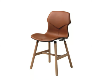 STEREO WOOD PADDED - Oak chair by Casamania & Horm - view 2